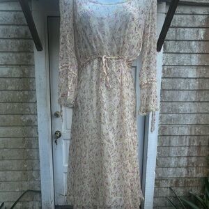 Floral Print Maxi Dress